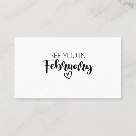 A Voir En Février Faire-part De Grossesse (Devant)