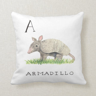 A voor Armadillo Pillow Kussen