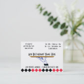 À vos cartes de restauration de service (Debout devant)