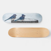 À vos côtés à travers le skateboard de tempête (Horz)