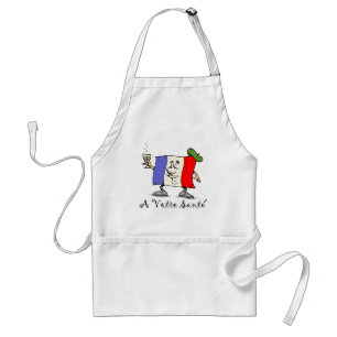 A Votre Sante Apron Standaard Schort