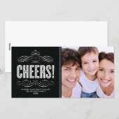 À VOTRE SANTÉ ! | CARTE DE VŒUX (Devant / Derrière)