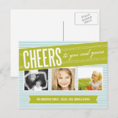 À VOUS ET AUX VÔTRES | CARTE PHOTO DE FÊTES (Devant / Derrière)