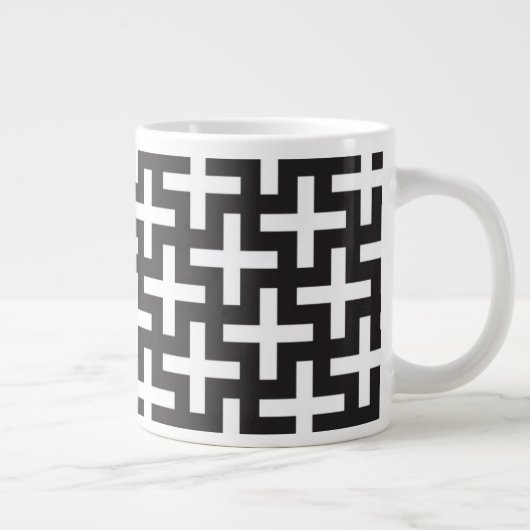 A&w-patronen gemaakt met 'plus'-teken extra grote beker (Rechts)