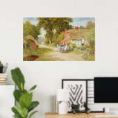 A Warwickshire Lane Poster (Thuiskantoor)