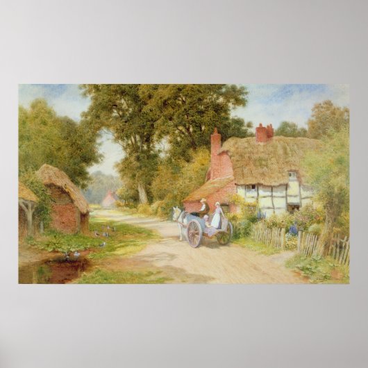 A Warwickshire Lane Poster (Voorkant)