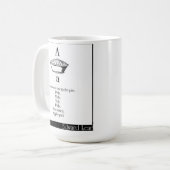 A was ooit een appeltaart koffiemok (Voorkant links)