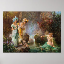 A Water Idyll van Hans Zatzka - poster