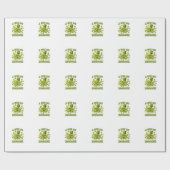 A Wee Bit Highrish Funny Irish Leaf Vibes Cadeaupapier (Vlak)