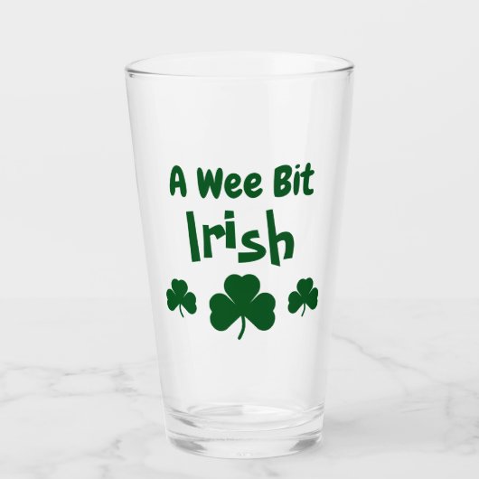 A Wee Bit Irish Glas (Voorkant)
