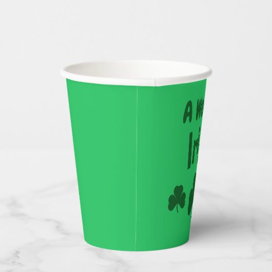 A Wee Bit Irish Papieren Bekers (Rechts)
