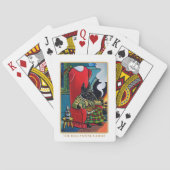 'A Wee Dram' Scottie Dog Christmas Custom Pokerkaarten (Achterkant)