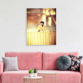 A Wee Sparrow Canvas Afdruk (Insitu (Woonkamer))