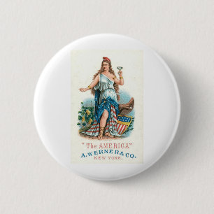 A Werner and Co. Americana Ronde Button 5,7 Cm