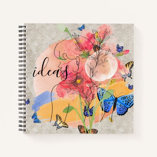 A Whimsical Collage Notitieboek (Voorkant)