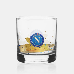 À Whisky Bicchiere Scudetto Napoli Verre
