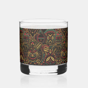 À Whisky Bleu éthérée "Cosmic Interlock" Verre Tumbler 12o