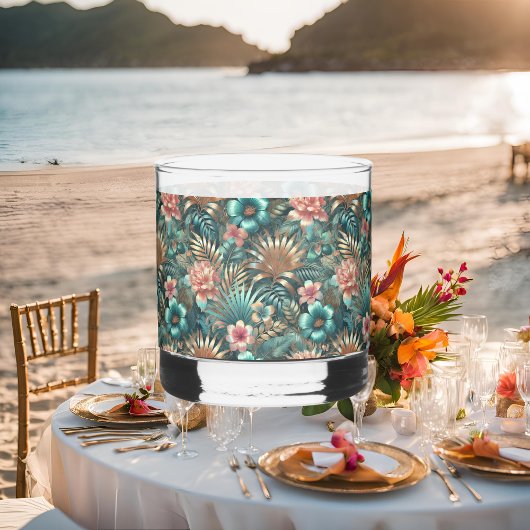 À Whisky Élégance tropicale légère Rocks Verre