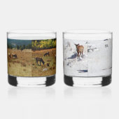 À Whisky Ensemble en verre d'Elk (Droite)