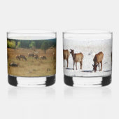 À Whisky Ensemble en verre d'Elk (Gauche)