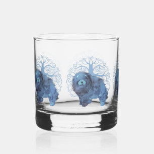 À Whisky GÈNES FADÉS Chow Chow Rocks Verre