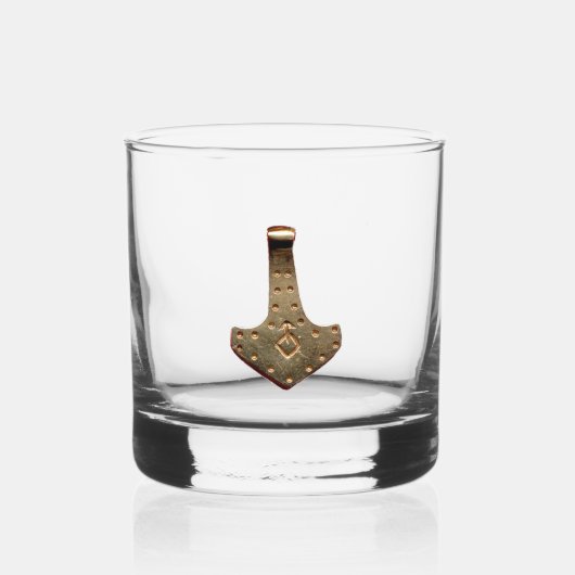 À Whisky Gold Thor Marmer roches verre (Recto)