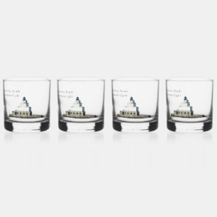 À Whisky Manitowoc North Breakwater Verre clair