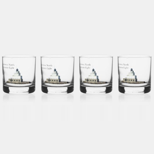À Whisky Manitowoc North Breakwater Verre clair (Recto)