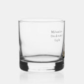 À Whisky Milwaukee Breakwater Verre clair (Droite)