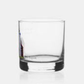 À Whisky Phare de 40 Mile Point en verre (Gauche)