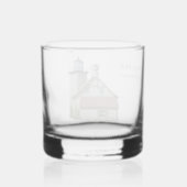 À Whisky Phare d'Eagle Bluff en verre (Verso)
