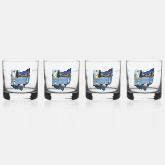 À Whisky Phares de l'Ohio en verre