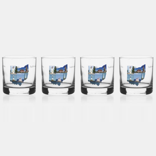 À Whisky Phares de l'Ohio en verre (Recto)