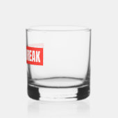 À Whisky Prenez une pause Verre Bold Red Rocks (Gauche)