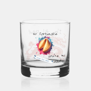 À Whisky "Si Heureux..." Verre Whiskey personnalisable