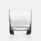 À Whisky SS Badger en verre (Verso)