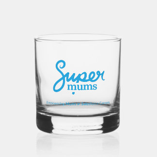 À Whisky Supermums Imprimés en verre de roche