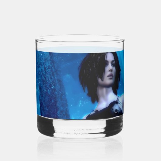 À Whisky Verre Blue Toxin (Recto)