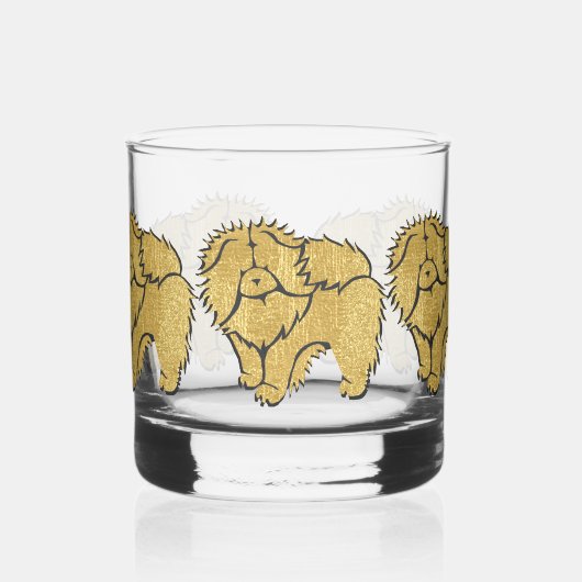 À Whisky Verre de Chow Rough Thang Rough (Gauche)