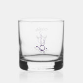 À Whisky Verre de crémaillère (Verso)
