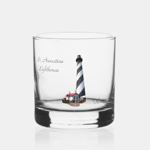 À Whisky Verre de roche du phare de St. Augustine