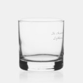 À Whisky Verre de roche du phare de St. Augustine (Droite)