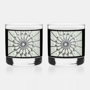 À Whisky Verre des roches imprimées de Golf Lover