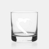 À Whisky Verre Drinkware Lune Coeur (Recto)