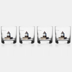 À Whisky Verre du phare de Poe Reef