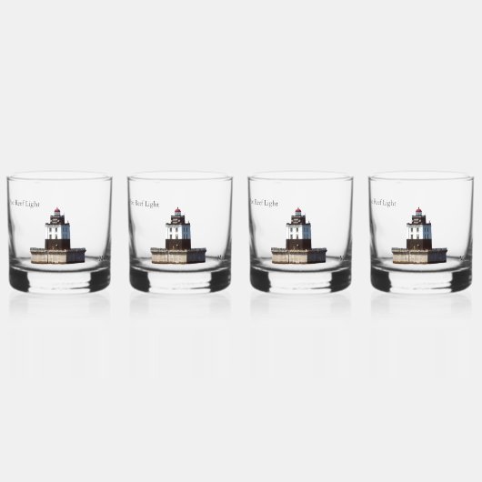 À Whisky Verre du phare de Poe Reef (Recto)