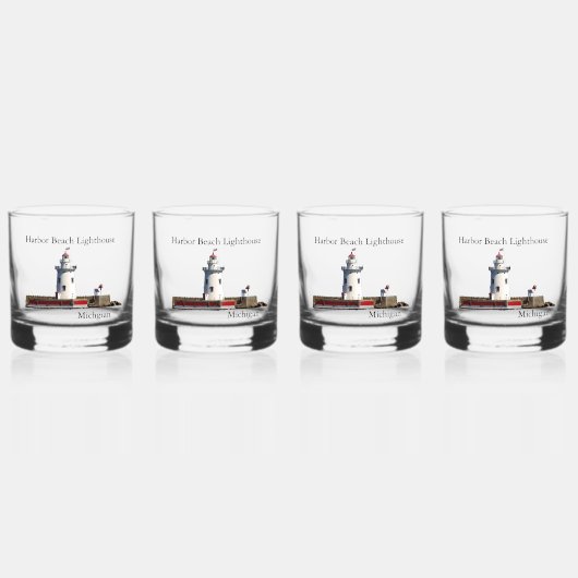 À Whisky Verre Harbour Beach Lighthouse (Recto)