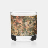 À Whisky Verre Marbré Brun Orange (Verso)