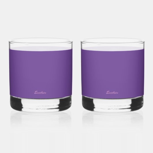 À WHISKY VERRE POURPULAIRE (Recto)
