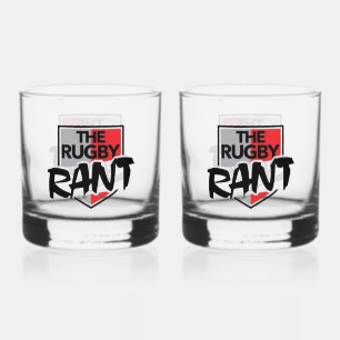 À Whisky Verre rocheux de la fourrure de rugby